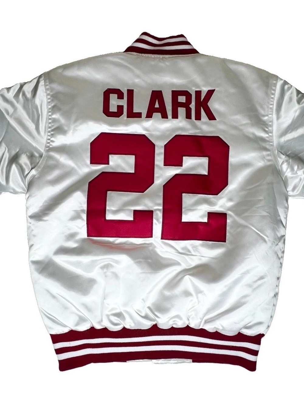 Caitlin Clark #22 Headgear Classics Dowling Catholic Varsity Jacket Small